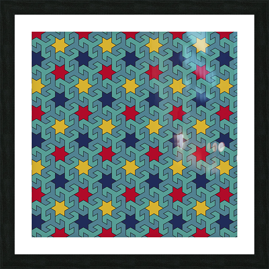 8684 Arabesque seamless pattern 13 Picture Frame print