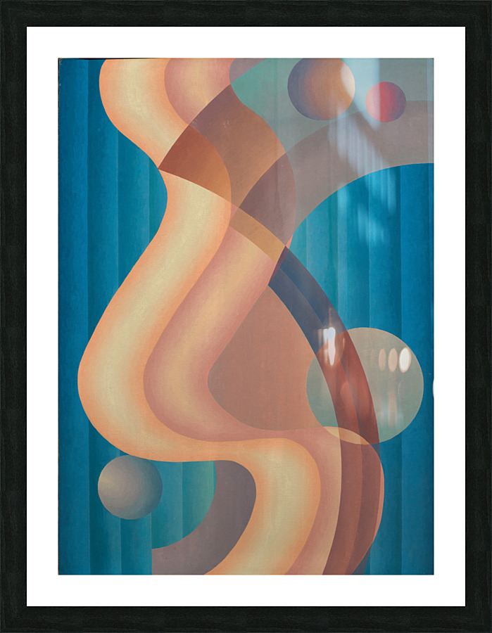 8748 Stuart Walker  Composition no. 61 1939 Picture Frame print