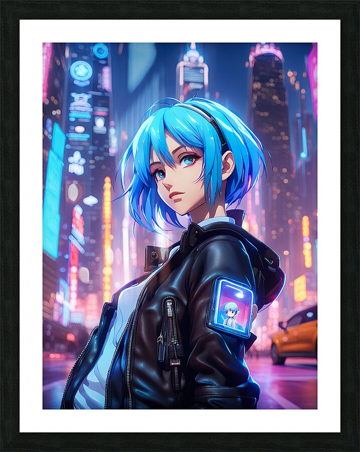 Entai manga japanese Picture Frame print