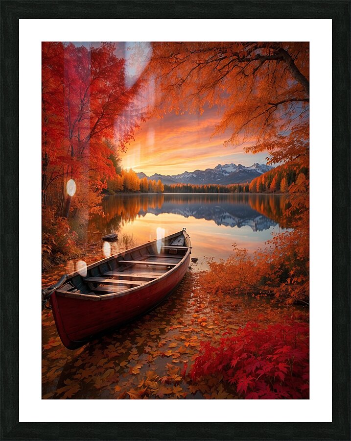 autumn landscape Picture Frame print