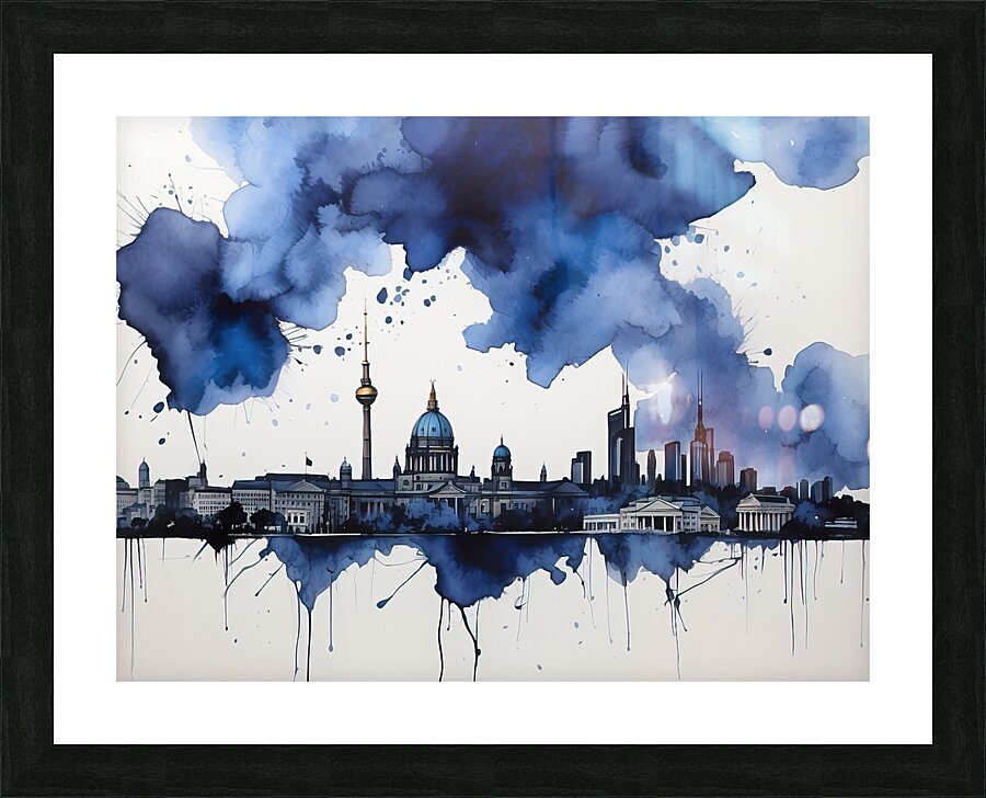 Cologne skyline Picture Frame print