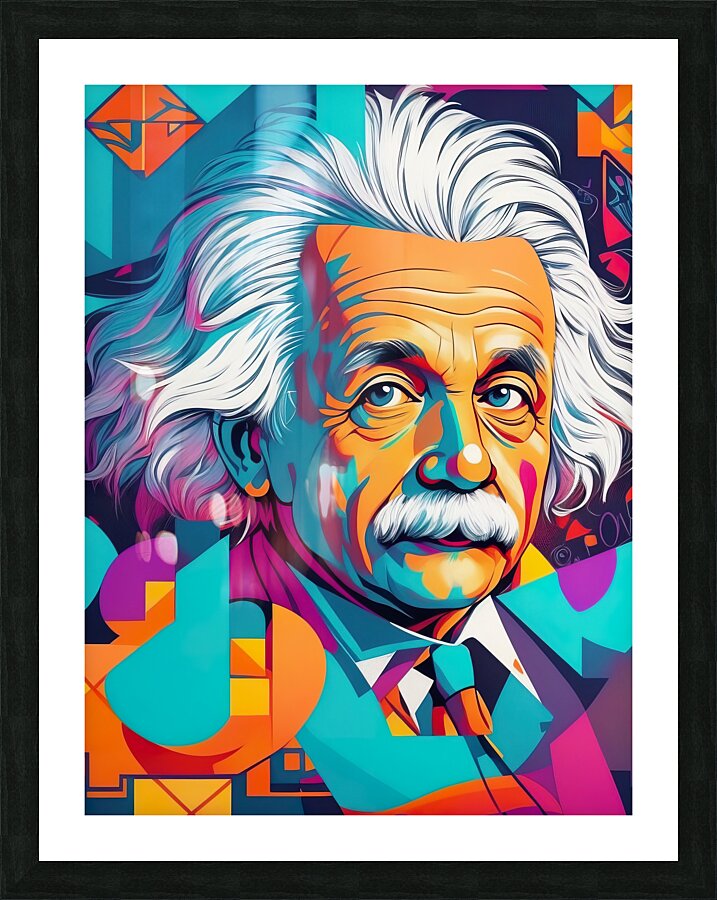 Albert Einstein Picture Frame print