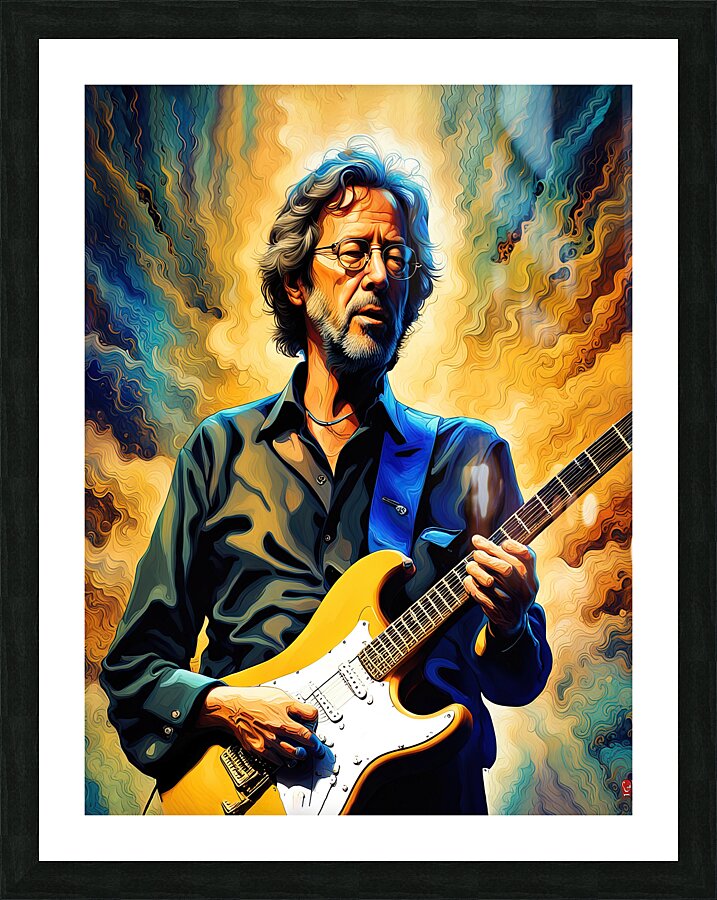 Eric clapton Picture Frame print