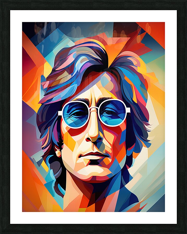 John Lennon Picture Frame print