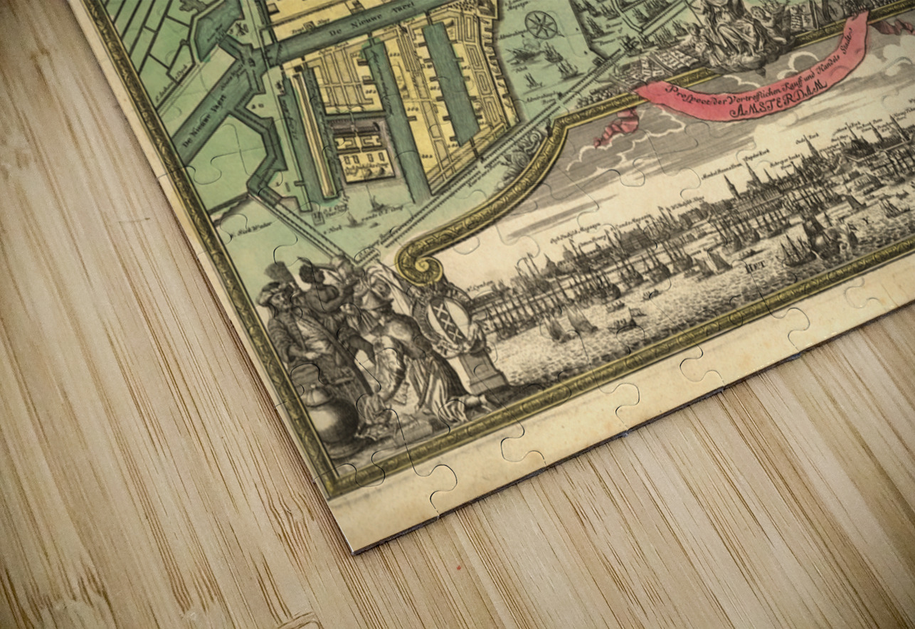1423 philadelphia map maps old map 5 by artvi Wall Art