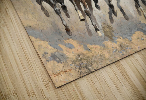 3072 Frederic Remington Dismounted  The Fourth Tr artvi puzzle