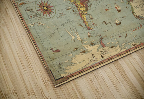 5404 Mercator world map artvi puzzle