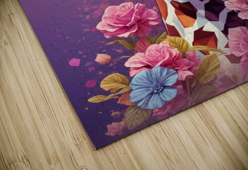floral giraffe artvi puzzle