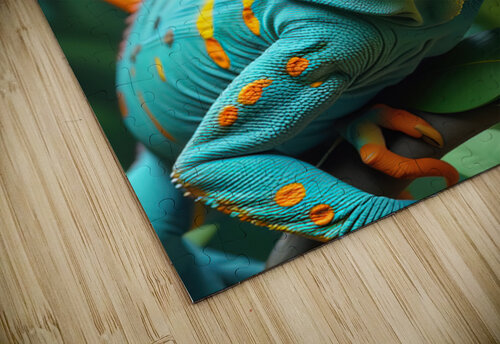 Chameleon artvi puzzle