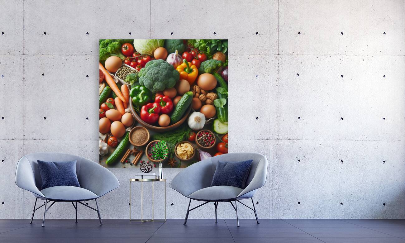 Health food for fitness concept with fruit vegeta 1714505625.2271 Reproduction