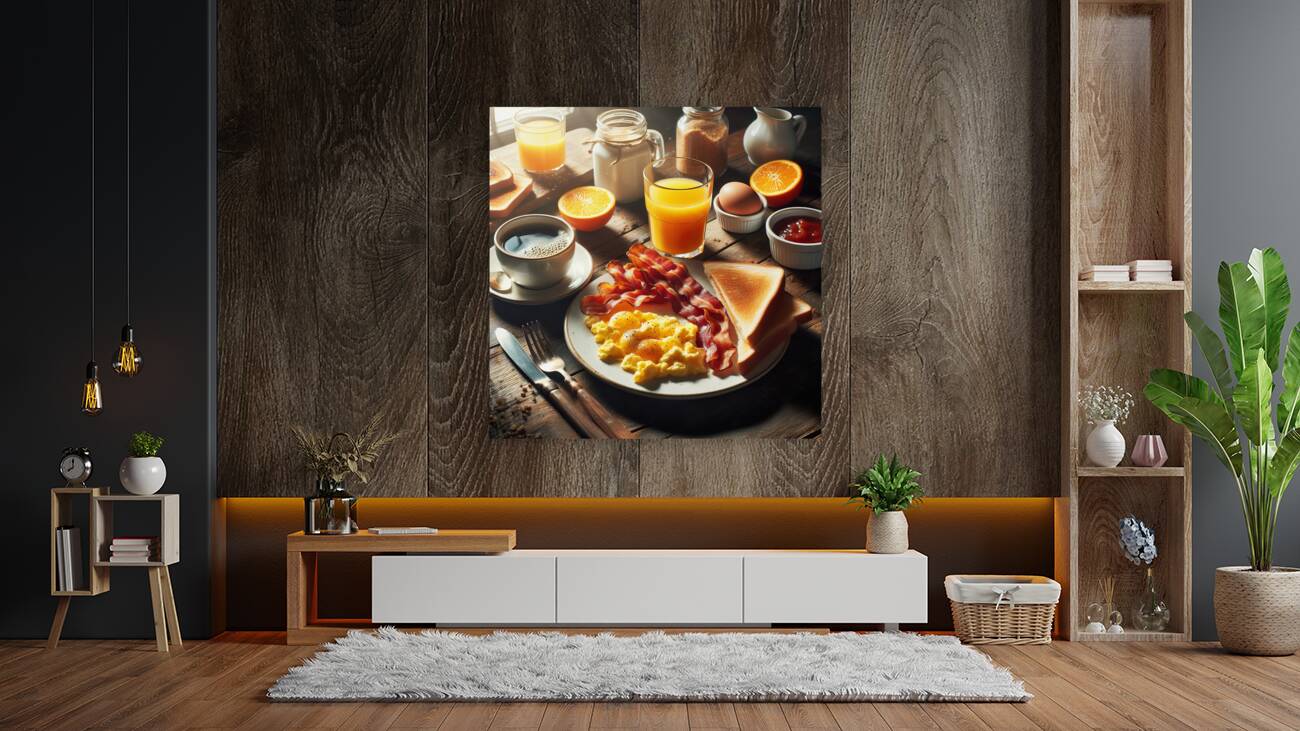American breakfast 8 Reproduction