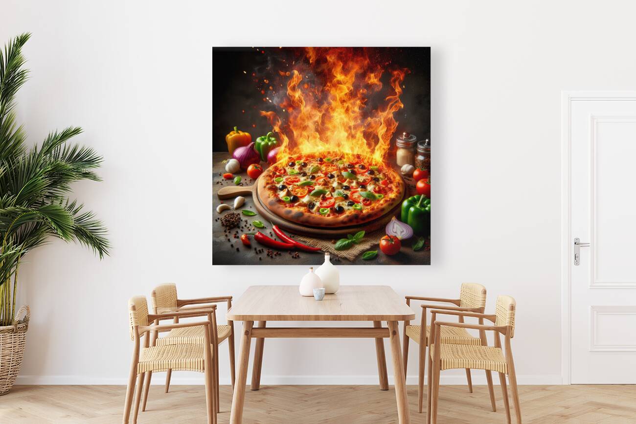 a delicious Italian salami cheese pizza over a wo 1715098744.2811 Reproduction