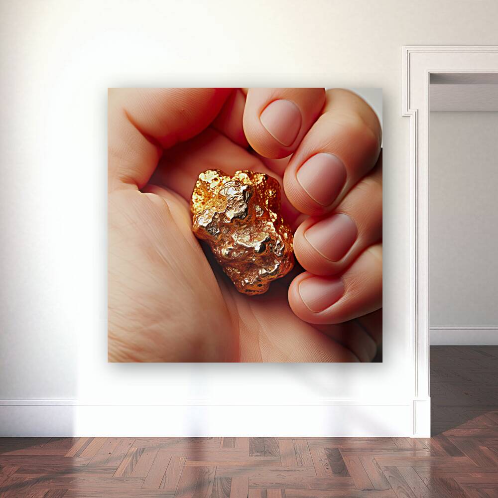 One Troy Ounce California Gold Nugget Reproduction