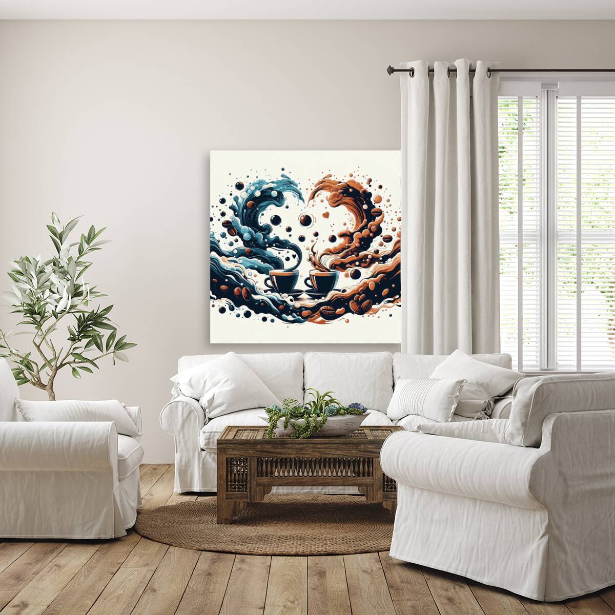 coffee logo illustration design. cup of coffee in 1715462503.055 Reproduction