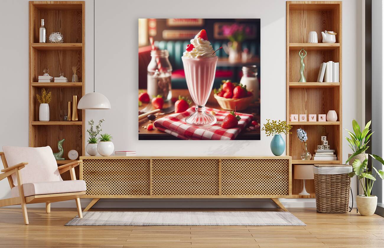 Strawberry milkshake 20 Reproduction
