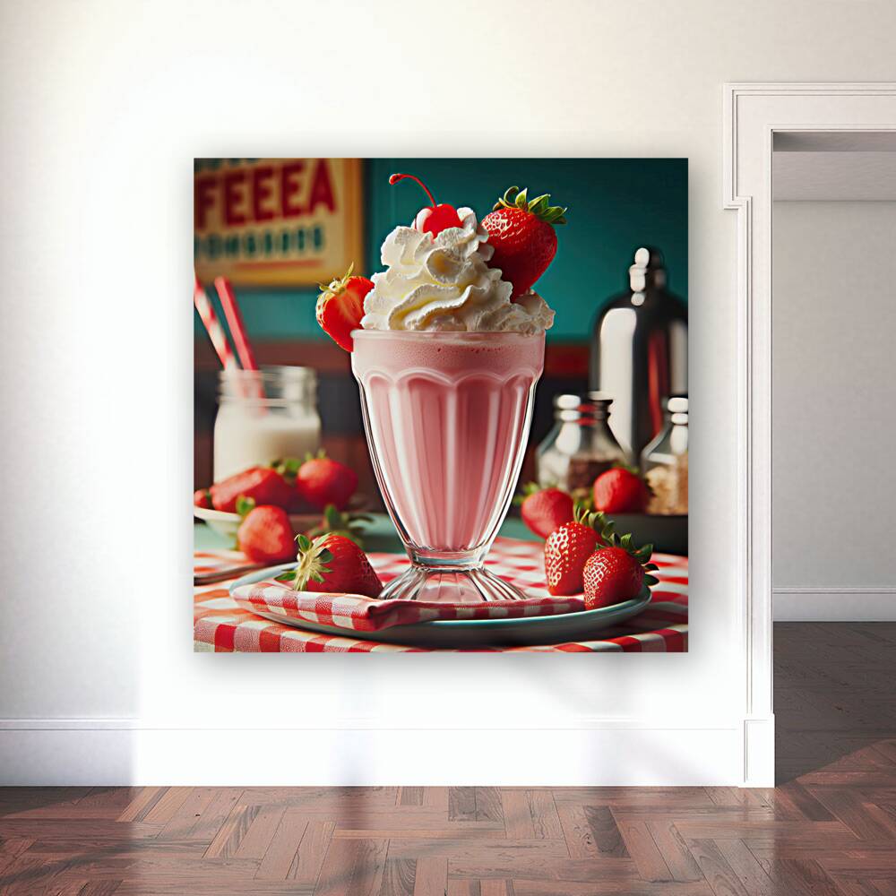 Strawberry milkshake 24 Reproduction