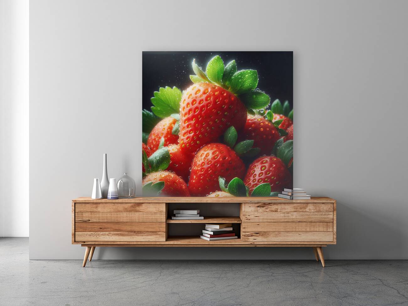 Strawberries studio lighting 12 Reproduction