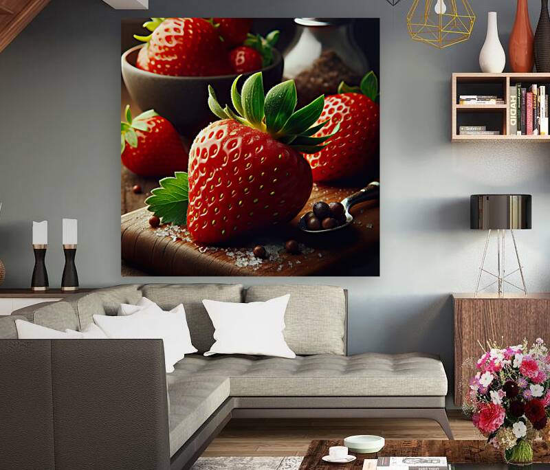 Strawberries studio lighting 9 Reproduction