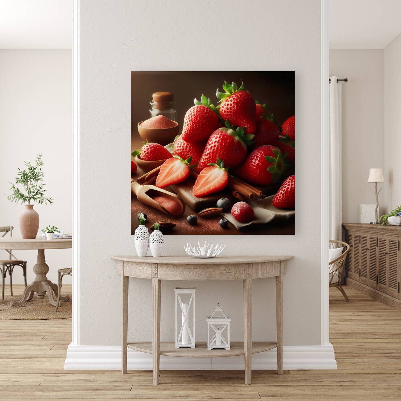 Strawberries studio lighting 19 Reproduction
