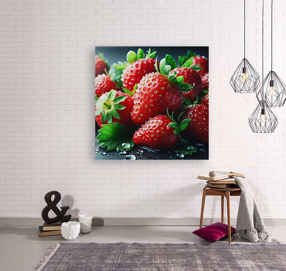 Strawberries studio lighting 22 Reproduction