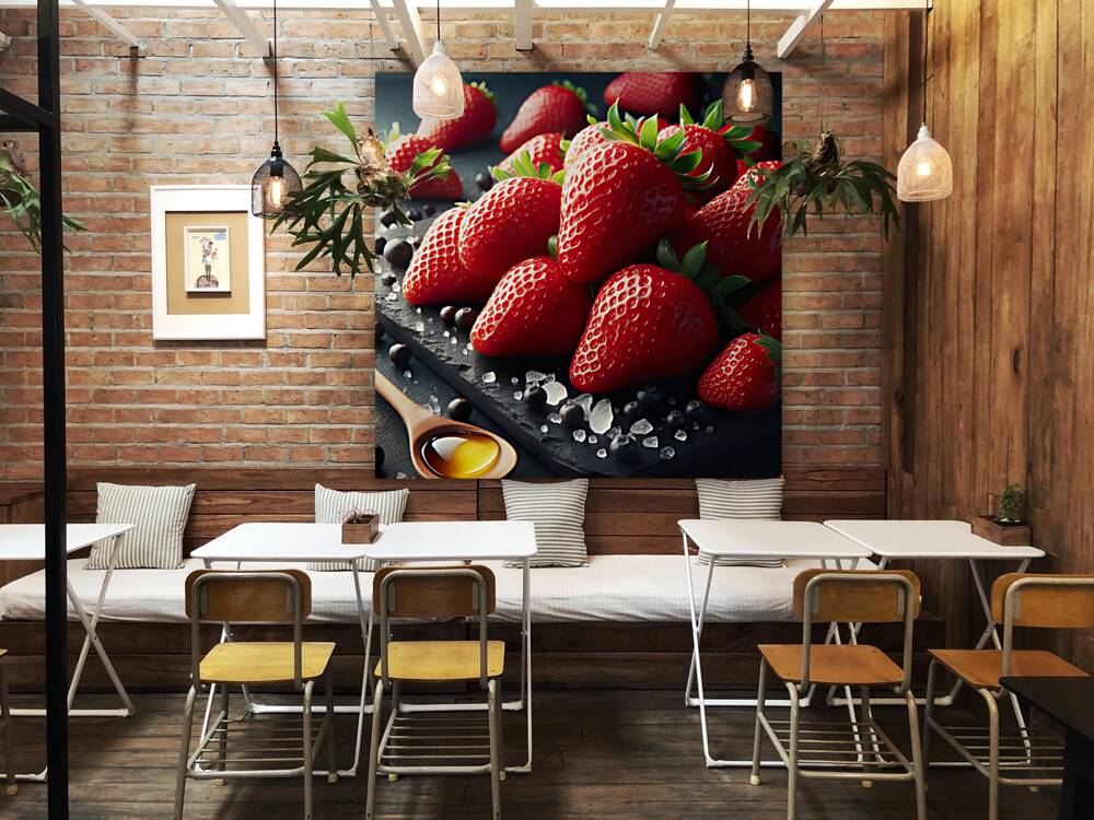 Strawberries studio lighting 20 Reproduction