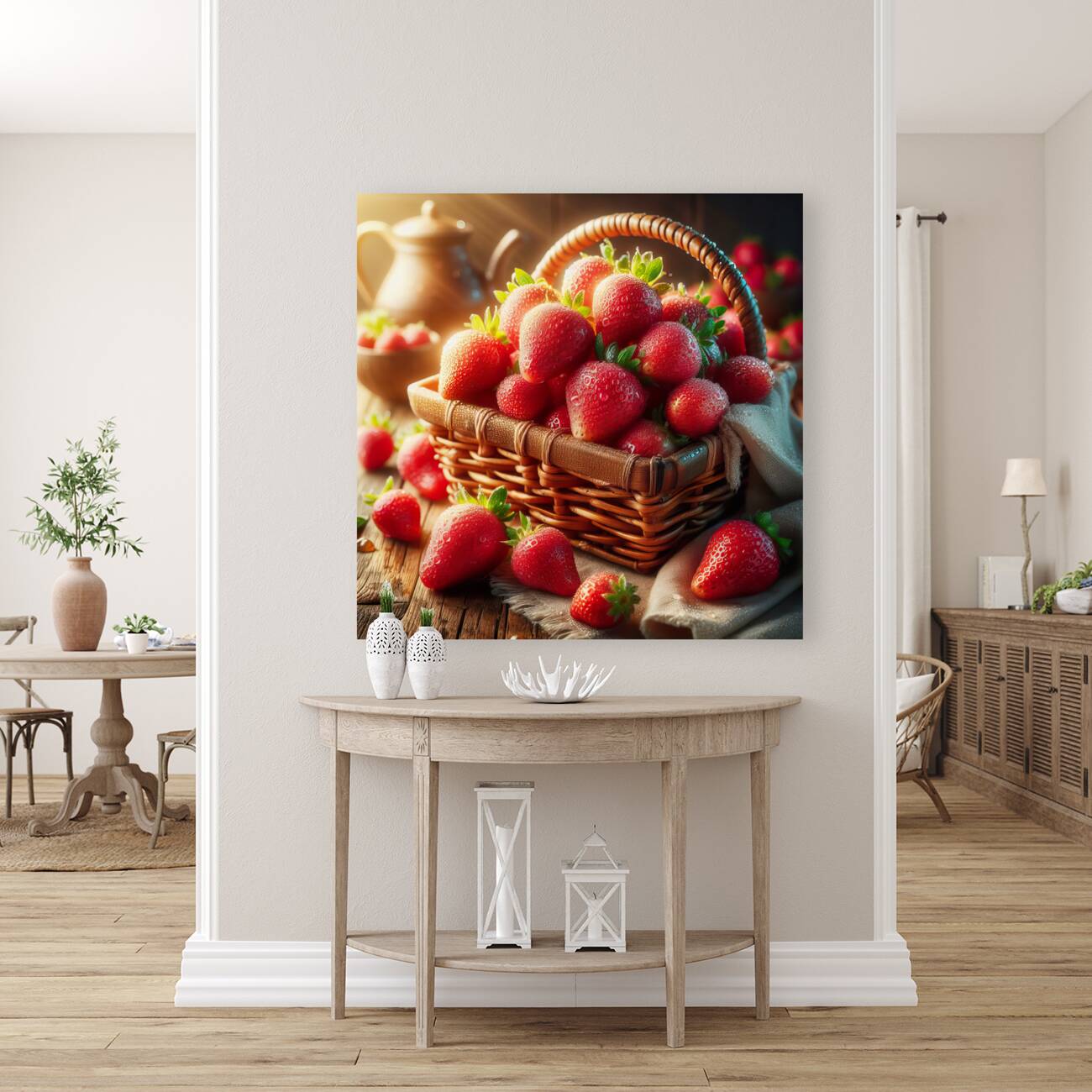 Strawberries studio lighting 2 Reproduction