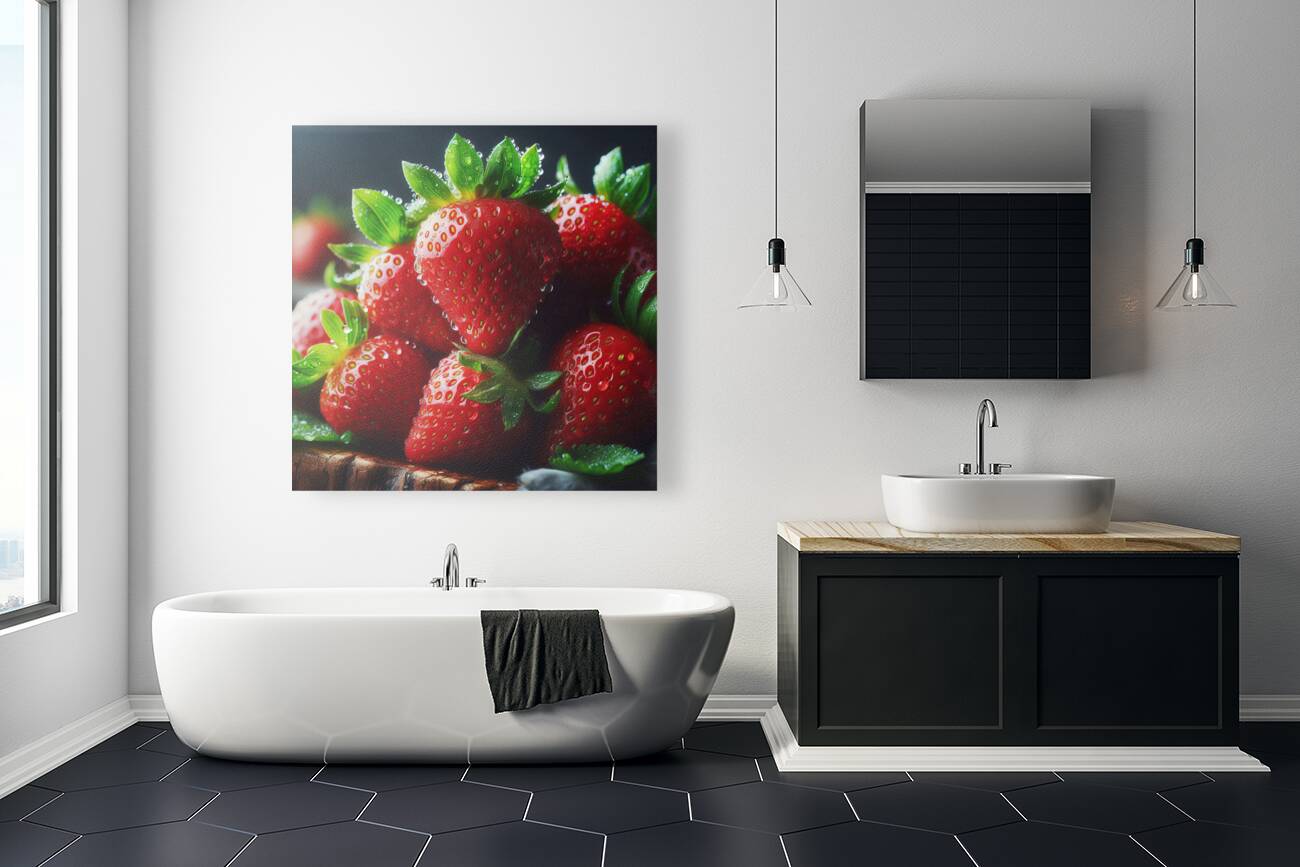 Strawberries studio lighting 23 Reproduction