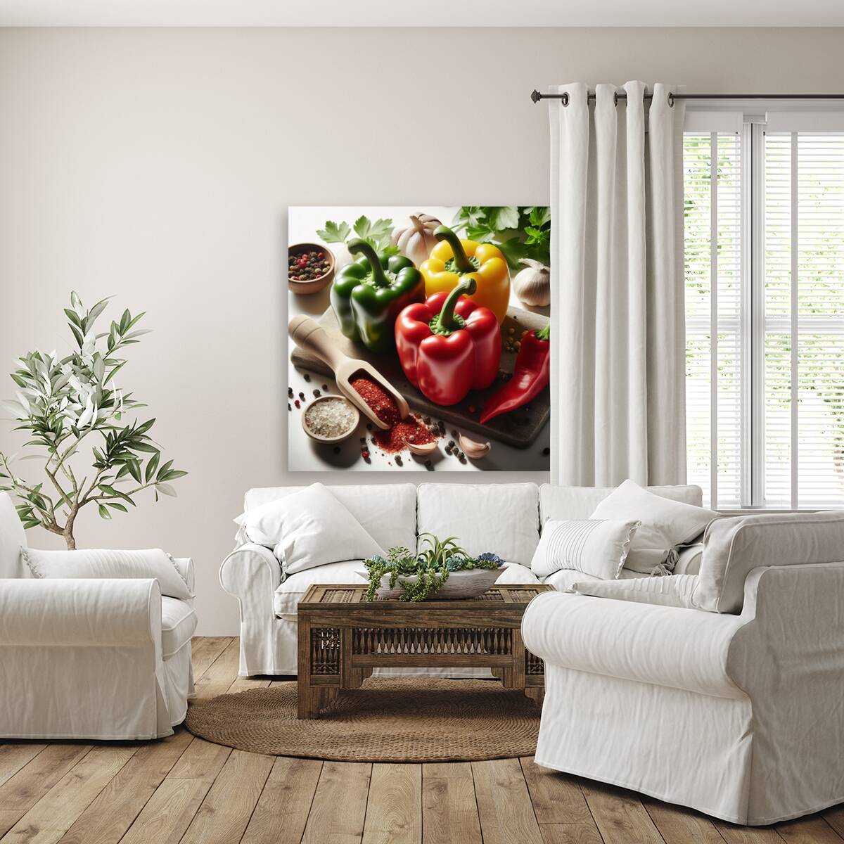 Colorful bell peppers 4 Reproduction