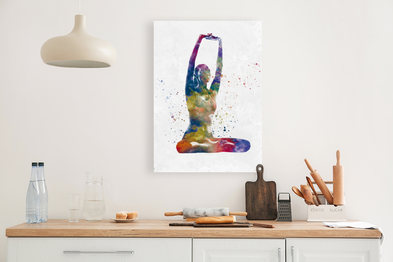 yoga-yoga exercise Reproduction