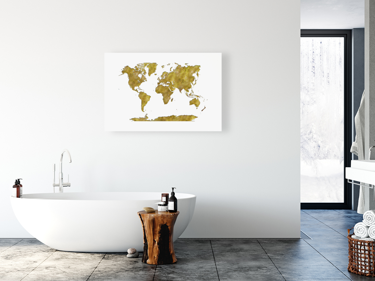 World map Reproduction