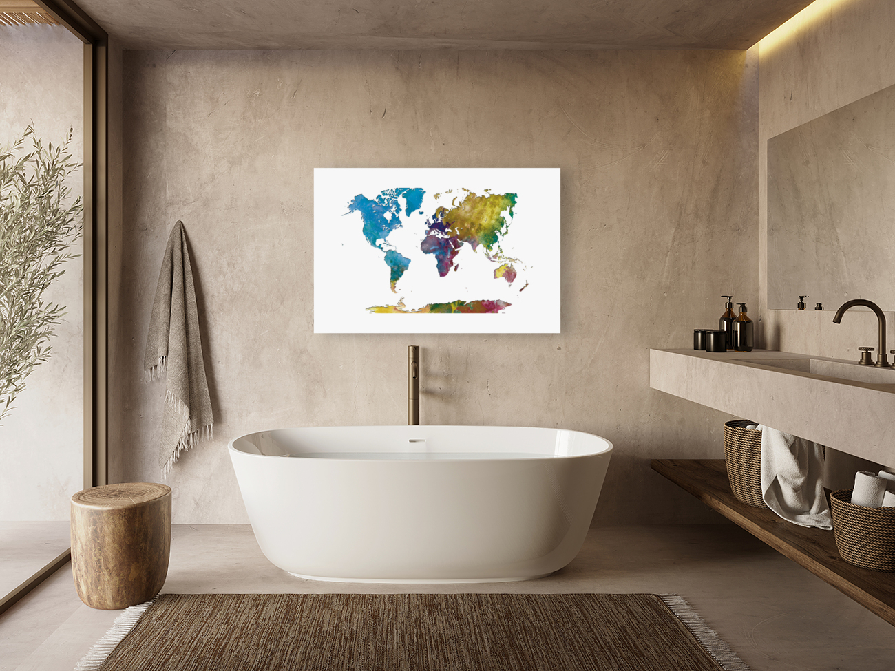  World map Reproduction