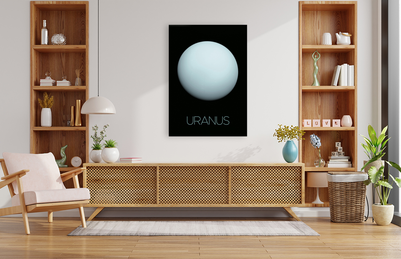 Uranus-Nasa poster Reproduction
