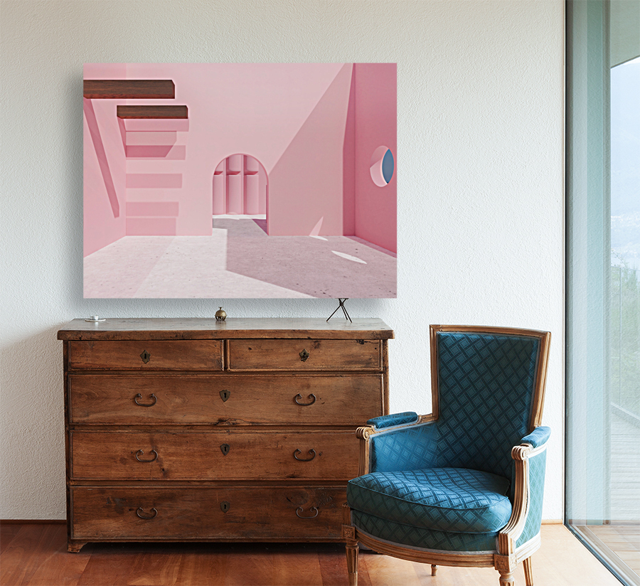 pink facade Reproduction