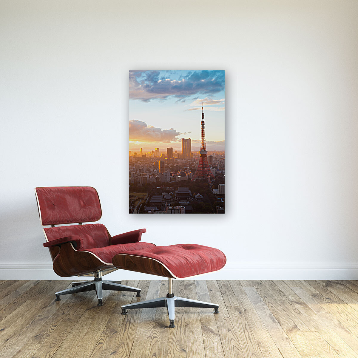  tokyo tower sunset Reproduction