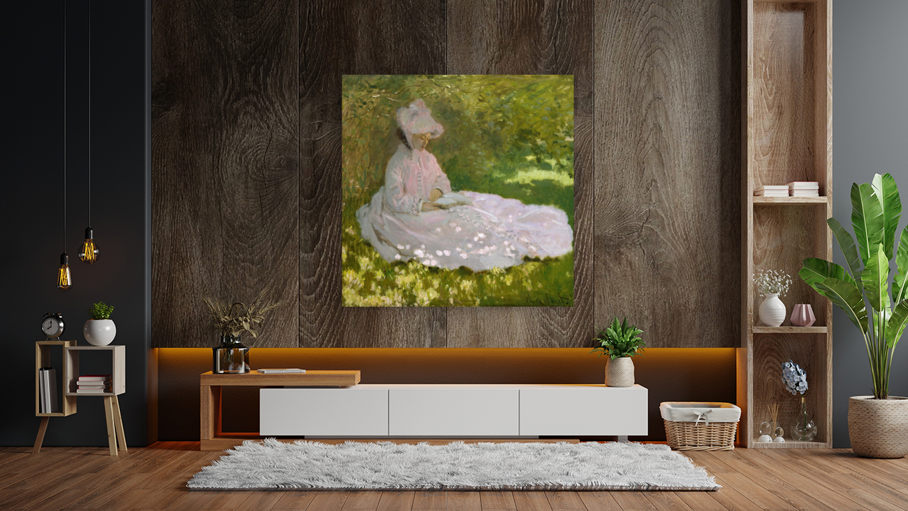  Claude Monet Springtime Reproduction