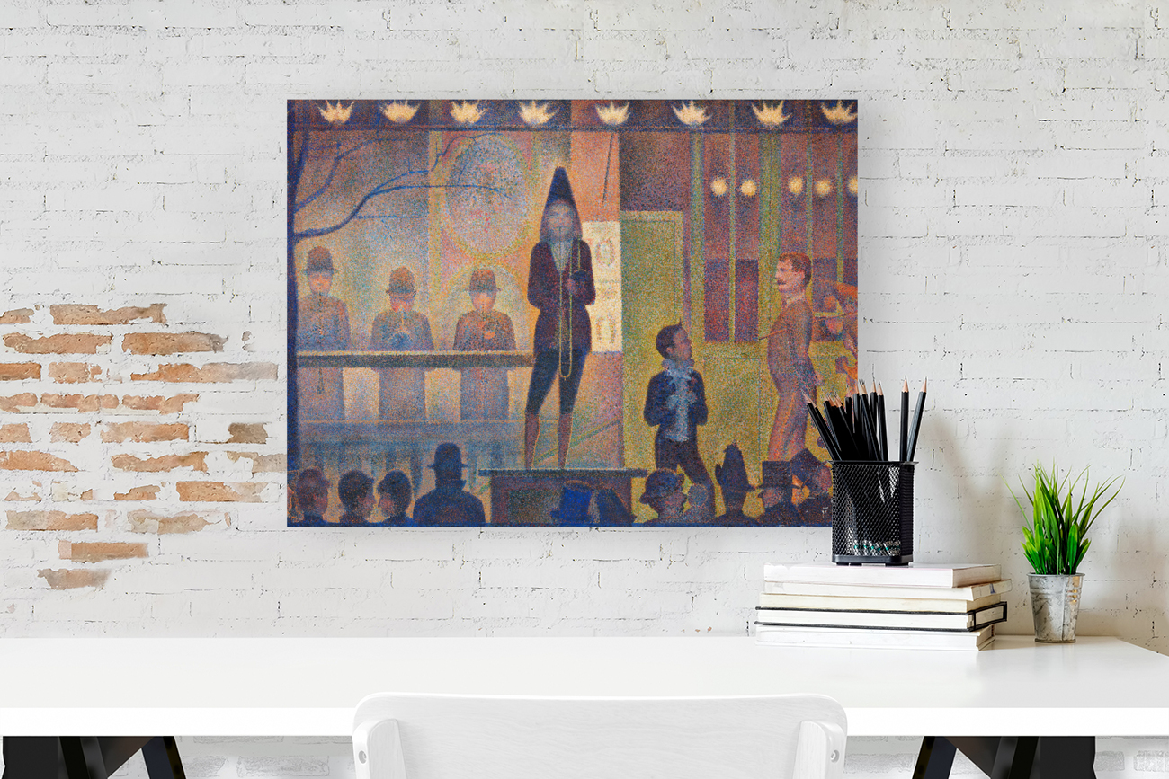 Georges Pierre Seurat Circus Sideshow Reproduction
