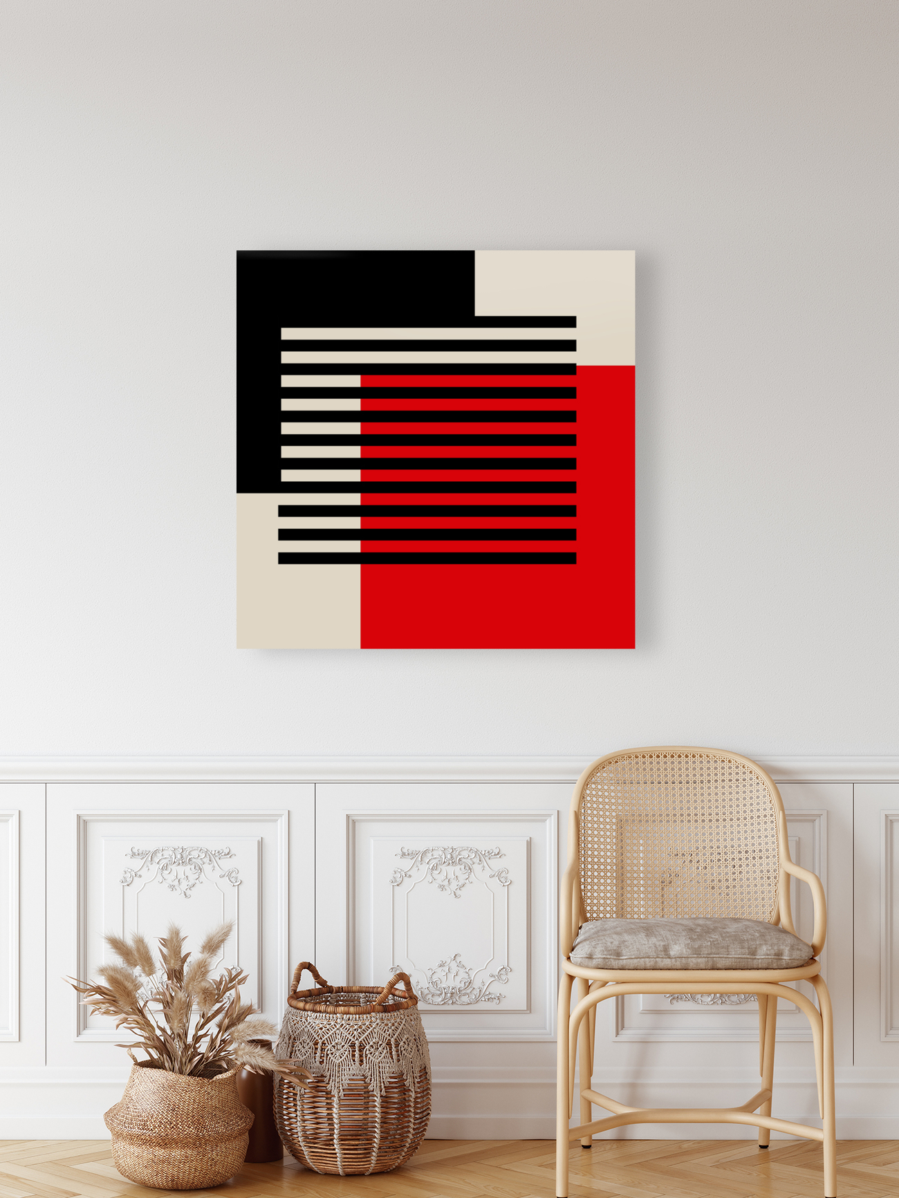 4399 abstract geometric Reproduction