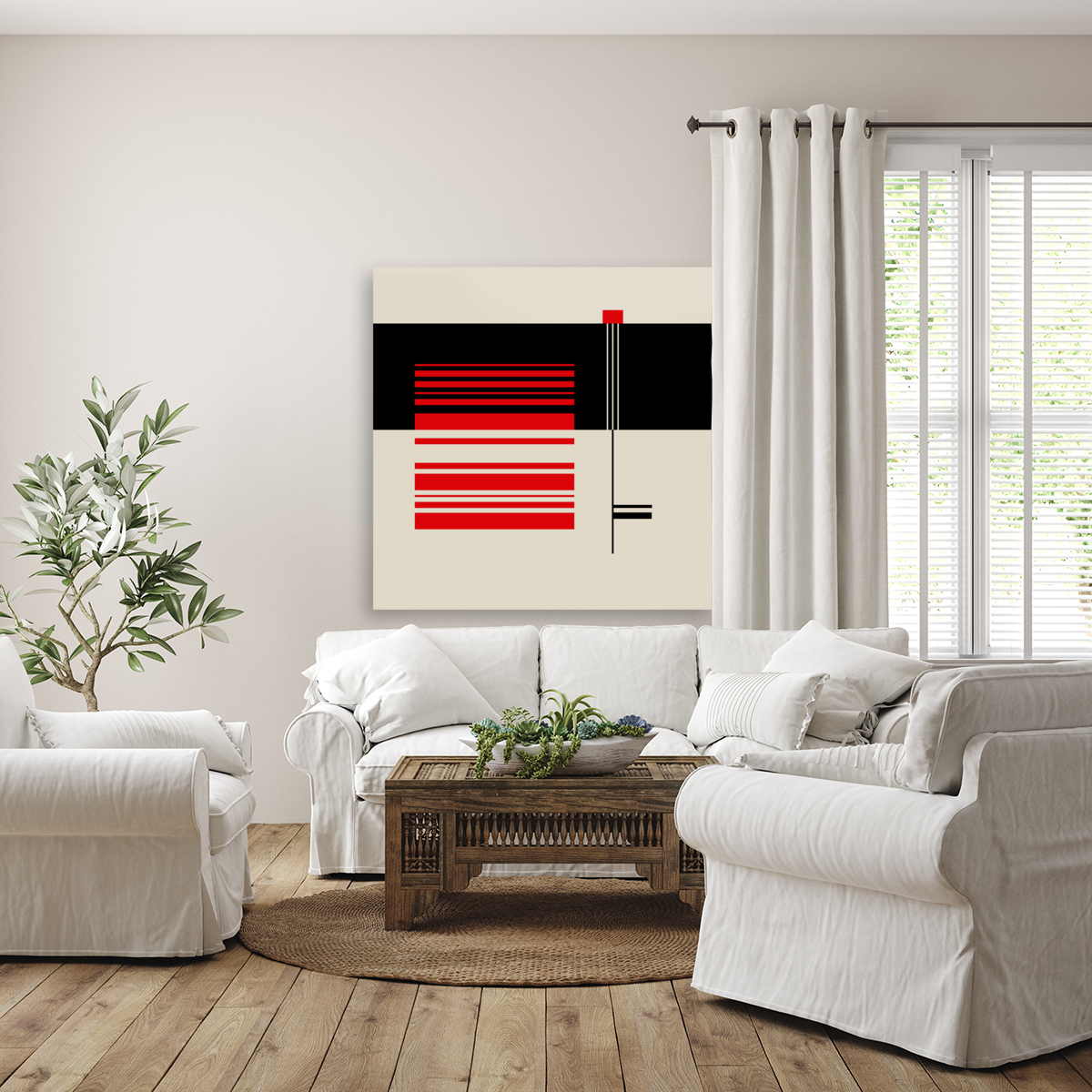 4401 abstract geometric Reproduction