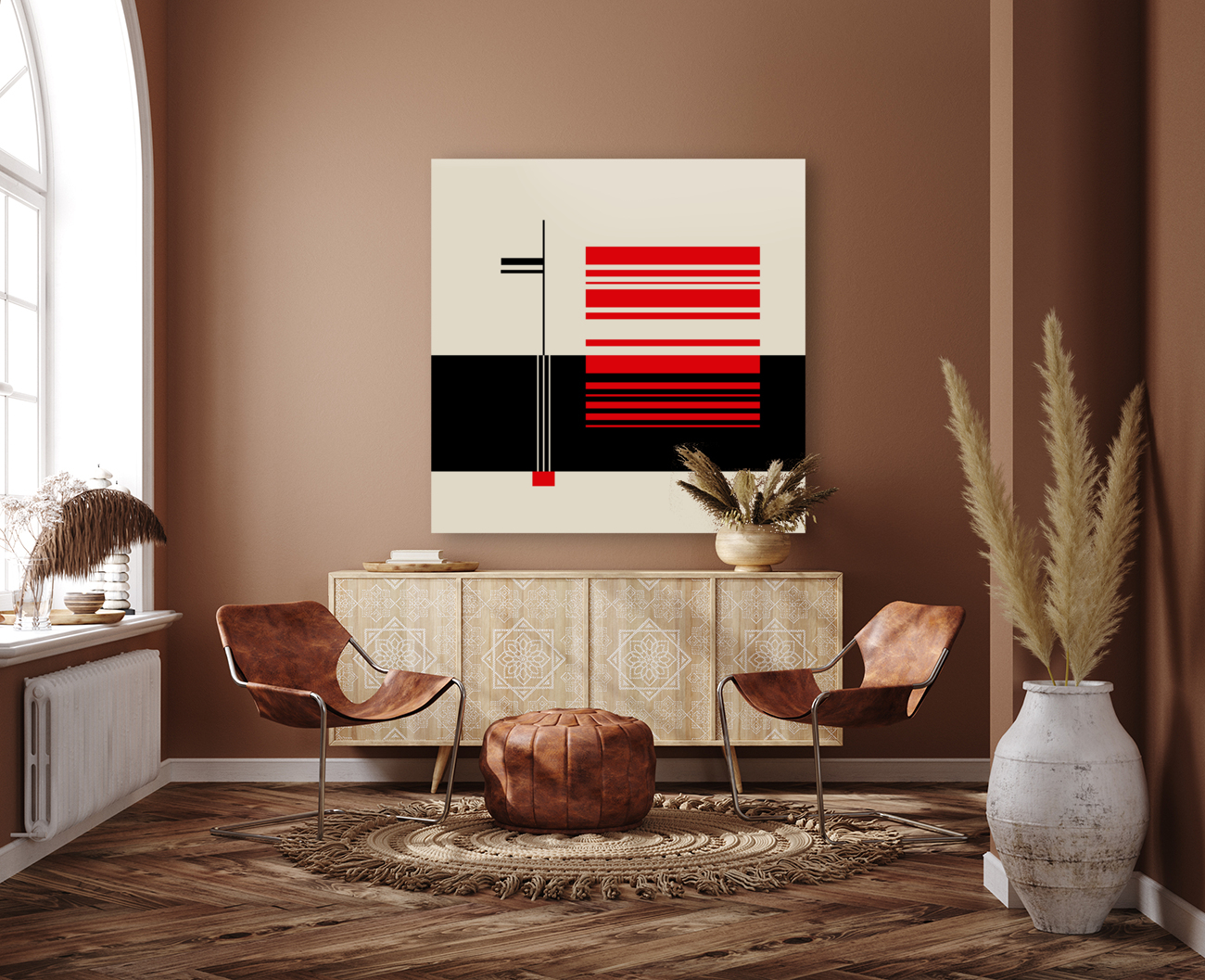 4400 abstract geometric Reproduction