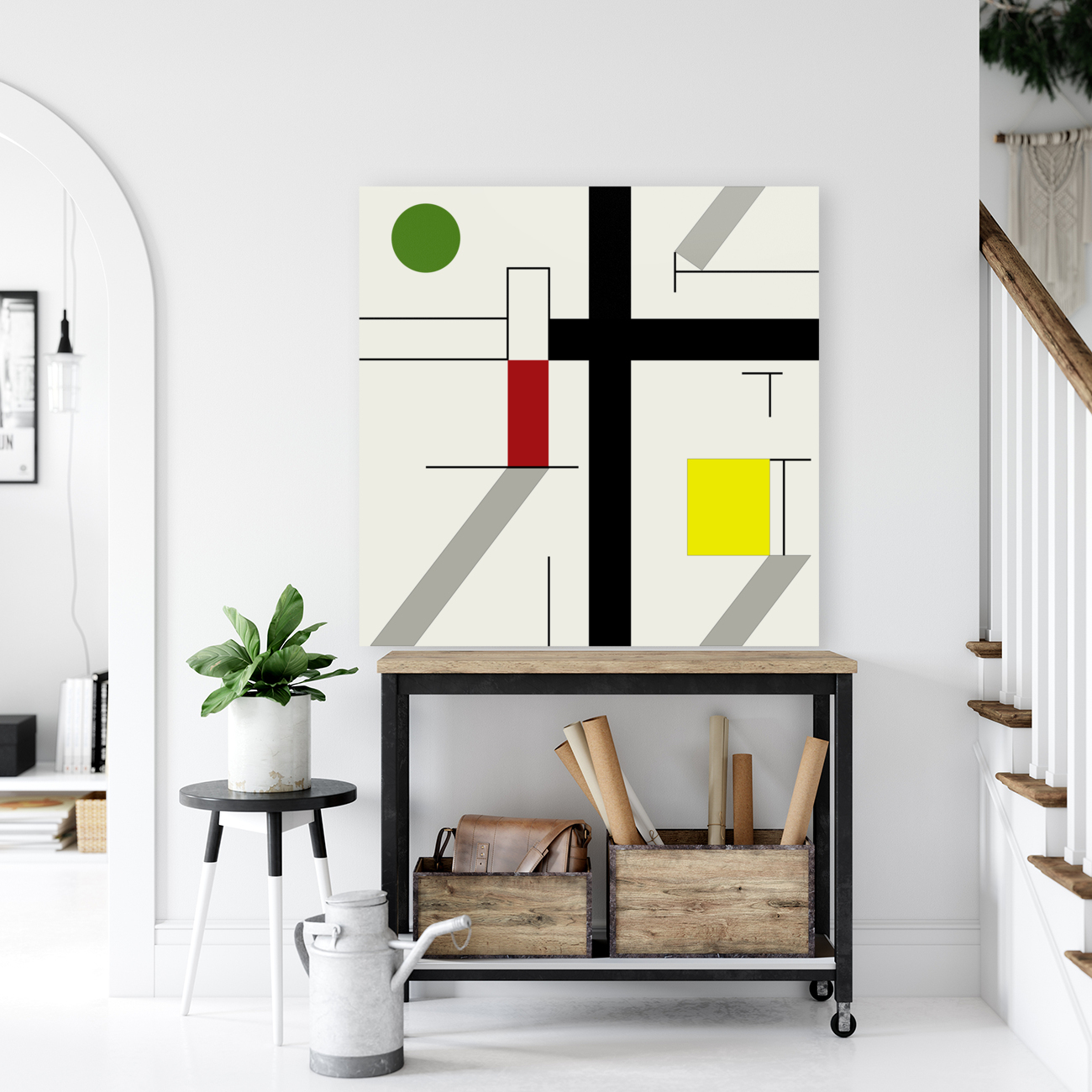 7291 arte abstracto Reproduction