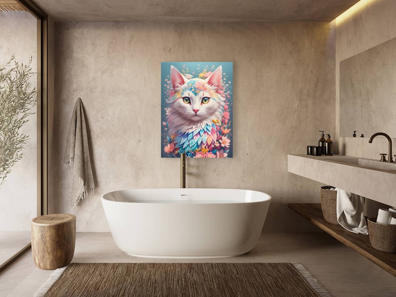 floral cat Reproduction