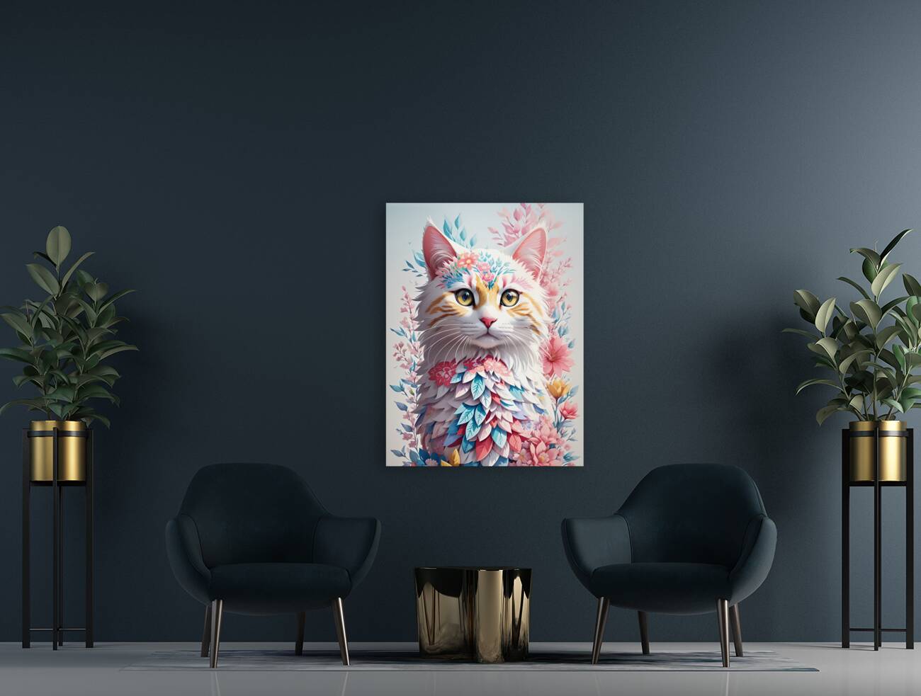 floral cat Reproduction