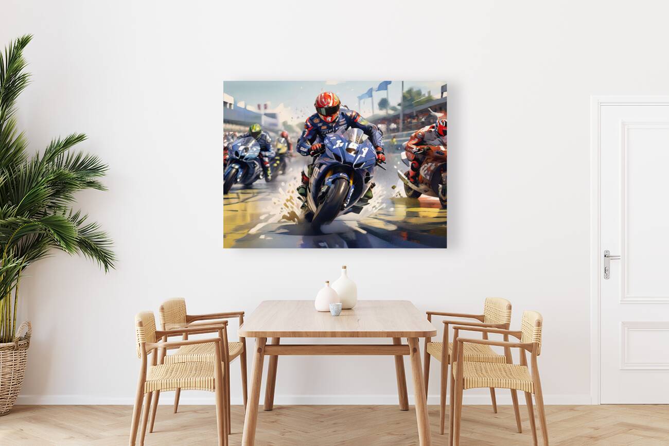 moto gp race Reproduction