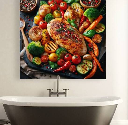 chicken fillet with vegetables vegetable garnish  1715376497.6215 by artvi