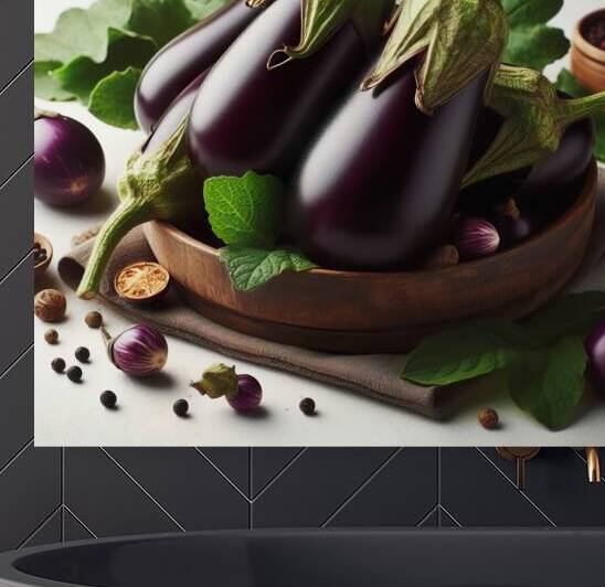 Frsh organic eggplant 1 by artvi