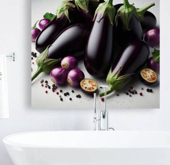 Frsh organic eggplant 6 by artvi