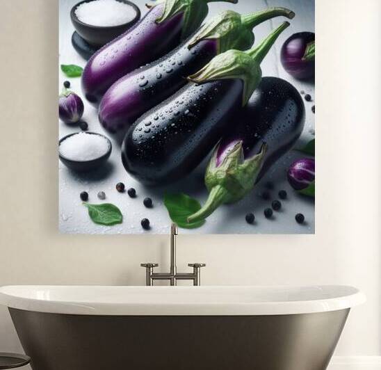 Frsh organic eggplant 3 by artvi