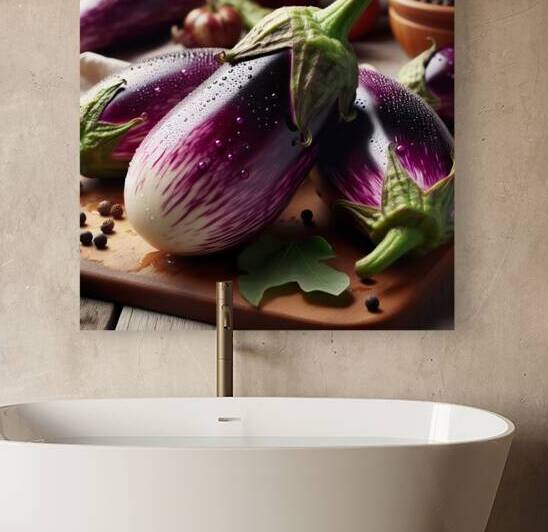 Frsh organic eggplant 9 by artvi