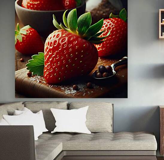 Strawberries studio lighting 9 Reproduction