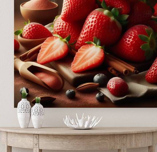 Strawberries studio lighting 19 Reproduction
